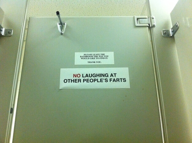 20 Hilarious Bathroom Signs That Will Crack You Up 12 -20 Hilarious Bathroom Signs That Will Crack You Up