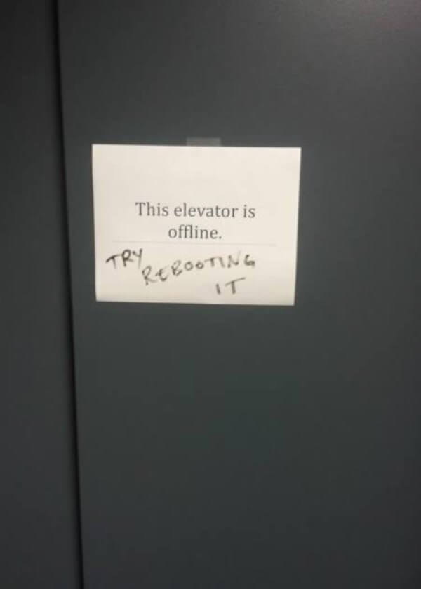 30 Hilarious Messages And Signs Spotted In The Elevator 5 -30 Hilarious Messages And Signs Spotted In The Elevator