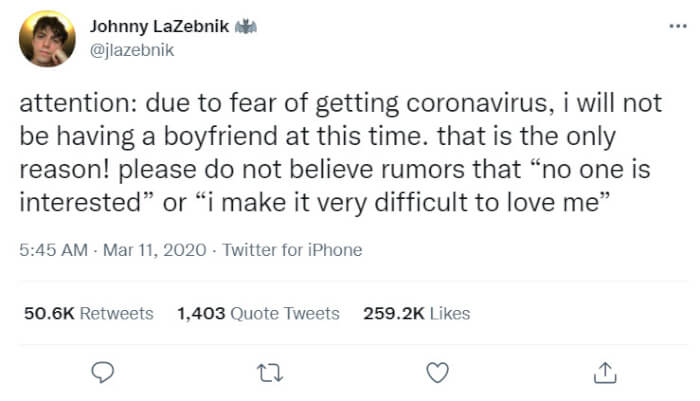 Amusing Tweets About Peoples Single Life During The Pandemic 11 -18 Amusing Tweets About People'S Single Life During The Pandemic