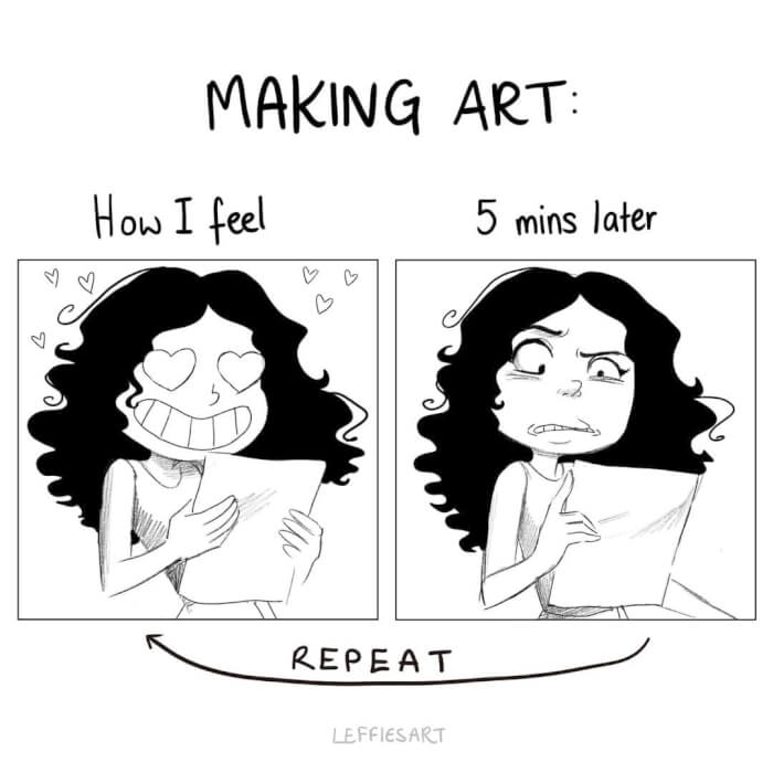 An Artist Tells The Story About What It Is Like To Be An Artist05 -An Artist Makes Comics About What It Is Like To Be An Artist! Find Out In 15 Illustrations Below