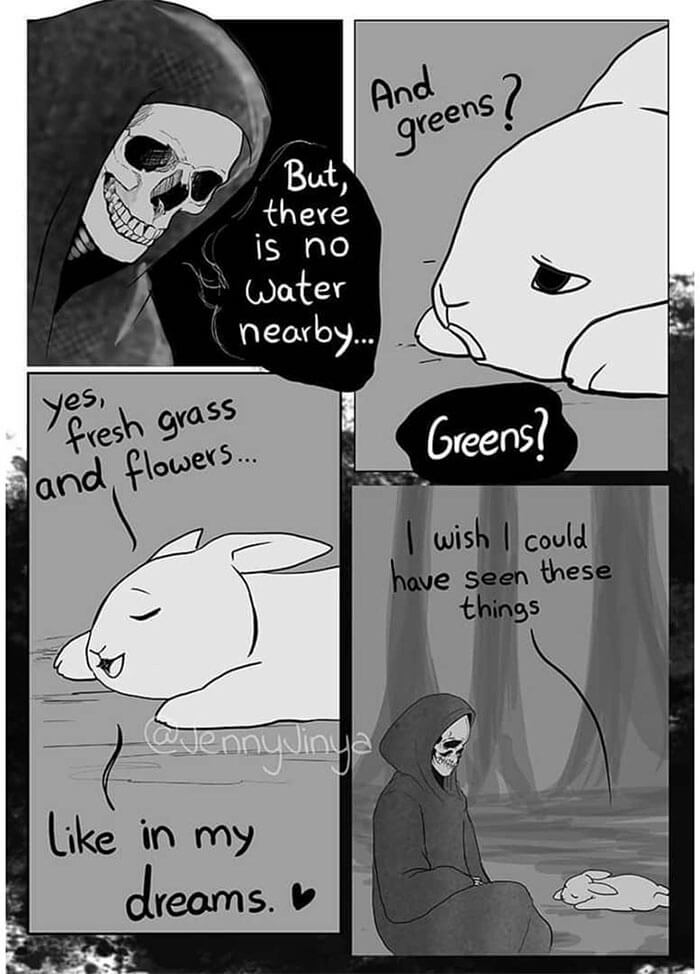 Artist Draws Heart Breaking Comic About Abandoned Pet Rabbit And Delivers Eye Opening Message 7 -Artist Draws Comic About Abandoned Pet Rabbit And Delivers Eye-Opening Message