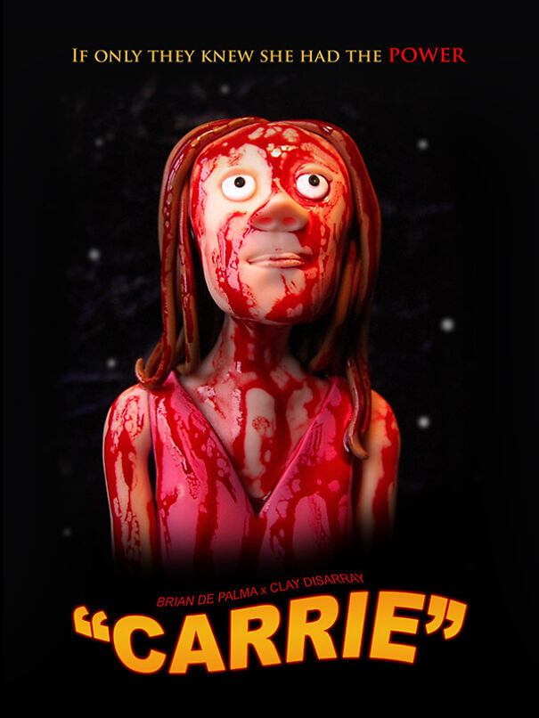 Artist Uses Clay Sculptures To Vividly Recreate Famous Horror Posters 20 -Artist Uses Clay Sculptures To Vividly Recreate Famous Horror Posters