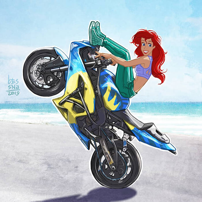 Artists Recreate Disney Princesses In A Way You'Ve Never Ever Seen Before (23 Pics)