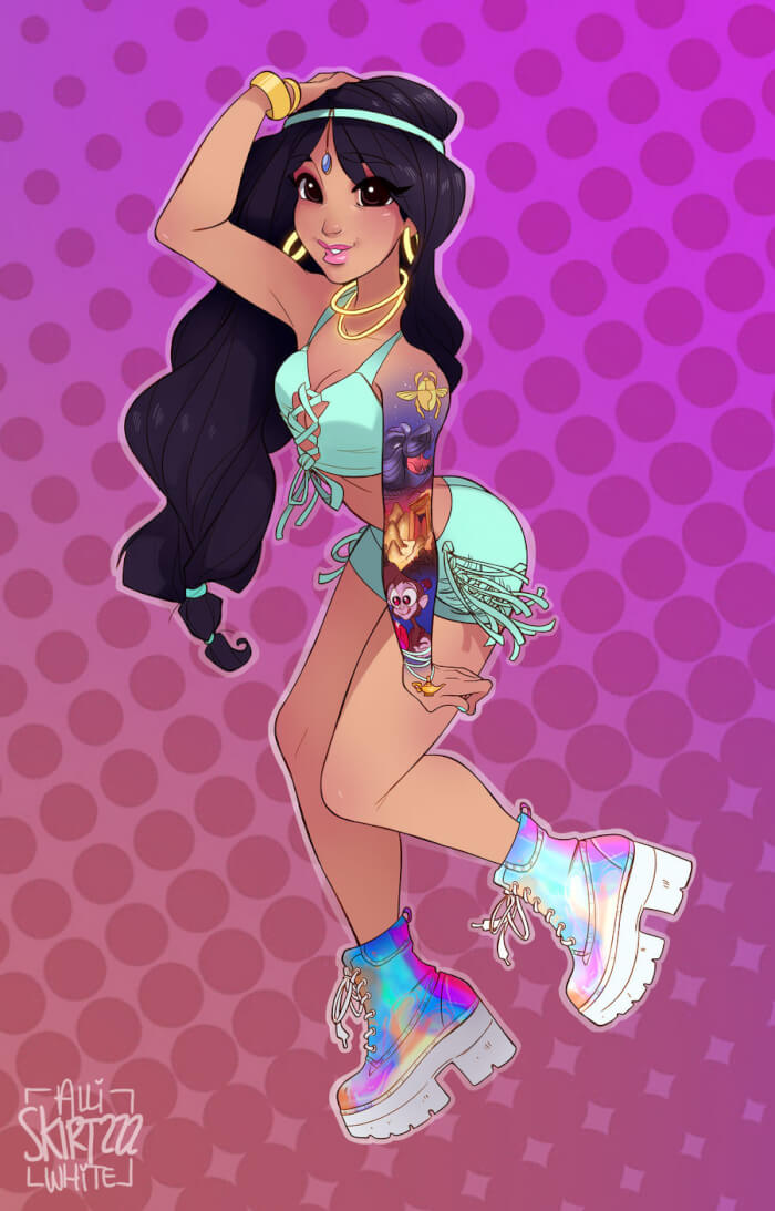 Disney Princesses As Attractive Ravers Why Not 2 -Disney Princesses As Attractive Ravers, Why Not?