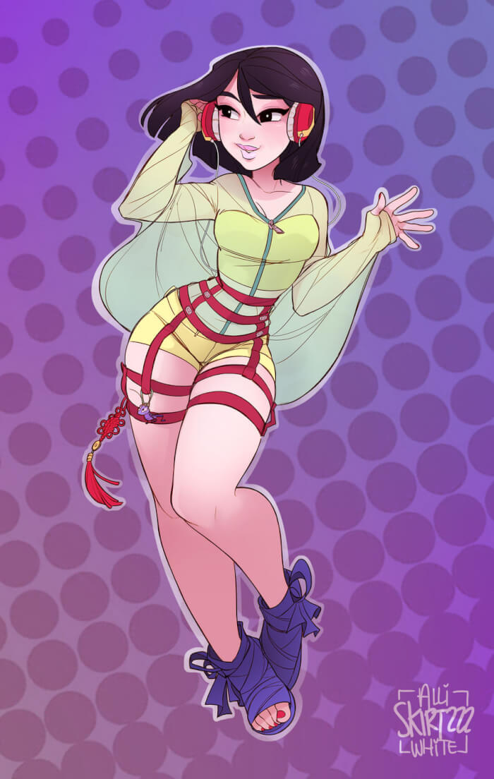 Disney Princesses As Attractive Ravers Why Not 8 -Disney Princesses As Attractive Ravers, Why Not?