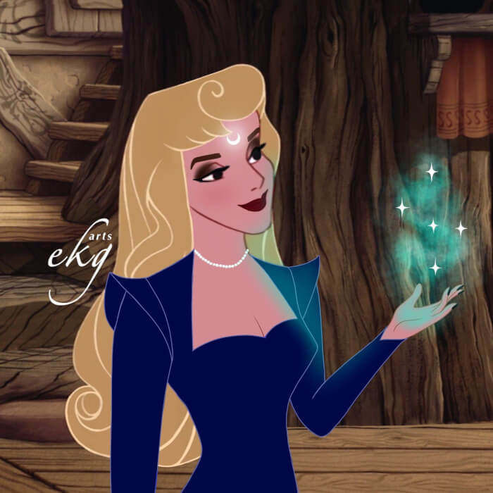 Enchanted Artworks Of Disney Princesses Turning Into Witches 5 -Enchanting Artworks Of Disney Princesses As Powerful Dark Witches