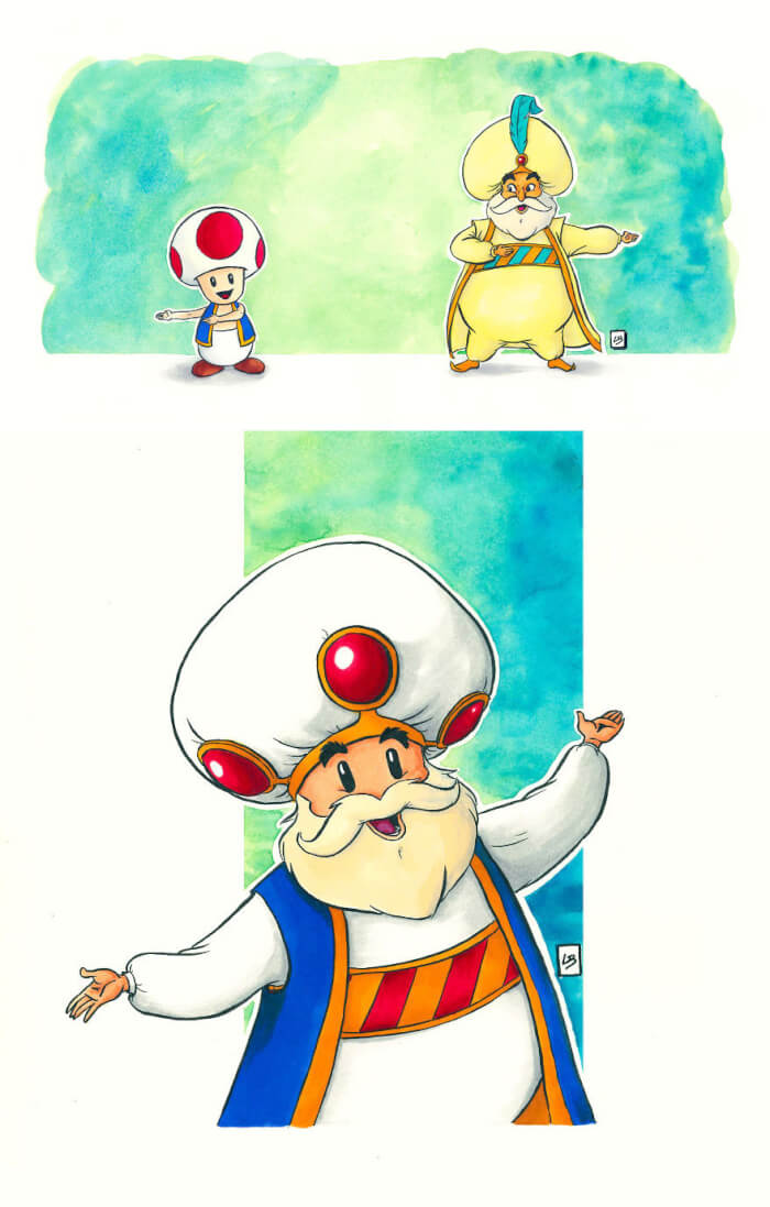 French Artist Illustrated What Would Happen 2 -Awesome Illustrations In Which Famous Cartoon Characters Fused Together!
