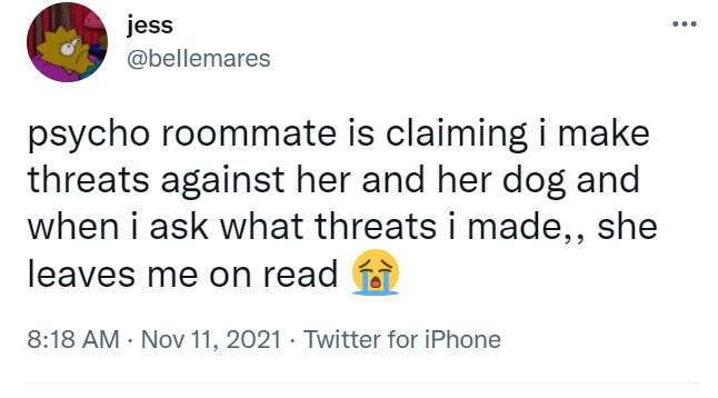 Funniest Psycho Roommate Tweets That Will Surely Make You Laugh Your Head Off 6 -Funniest Psycho Roommate Tweets That Will Surely Make You Laugh Your Head Off