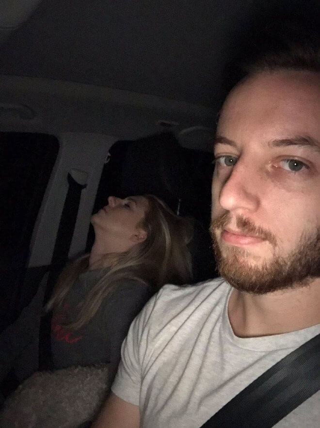 Husband Takes Pictures Every Time His Wife Falls Asleep During Road Trips And The Result Is So Hilarious 18 -Husband Takes Pictures Every Time His Wife Falls Asleep During Road Trips, And The Result Is So Hilarious
