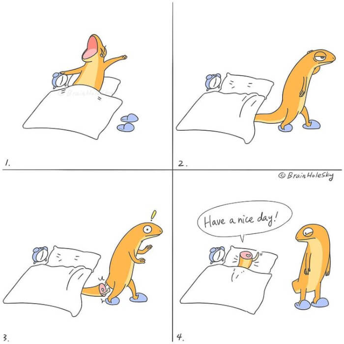 Laugh Your Head Off With 27 Hilarious Animal Short Comics By This Taiwanese Artist 10 -Laugh Your Head Off With 27 Hilarious Animal Short Comics By This Taiwanese Artist