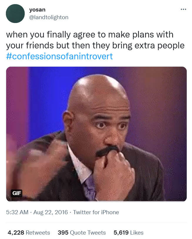 Laugh Your Head Off With These Hilariously Accurate Tweets About Introverts Life 2 -Laugh Your Head Off With These Hilariously Accurate Tweets About Introvert'S Life