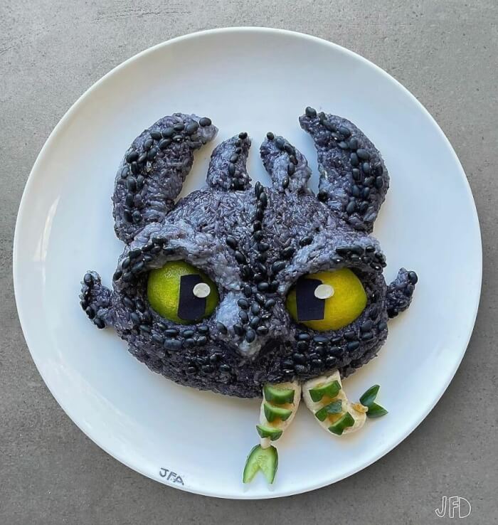 Meals Look Like Cartoon And Pop Culture Characters 23 -Cute Cartoon-Inspired Ideas To Step Up Your Cooking Game