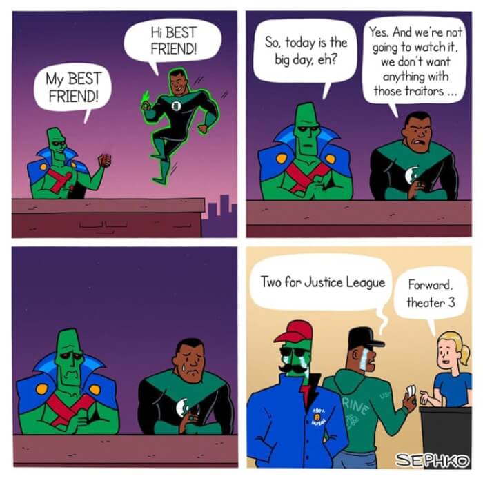 Most Hilarious Fans Comics About Superheroes Interaction In Dc Universe 2 -Most Hilarious Fans Comics About Superheroes Interaction In Dc Universe