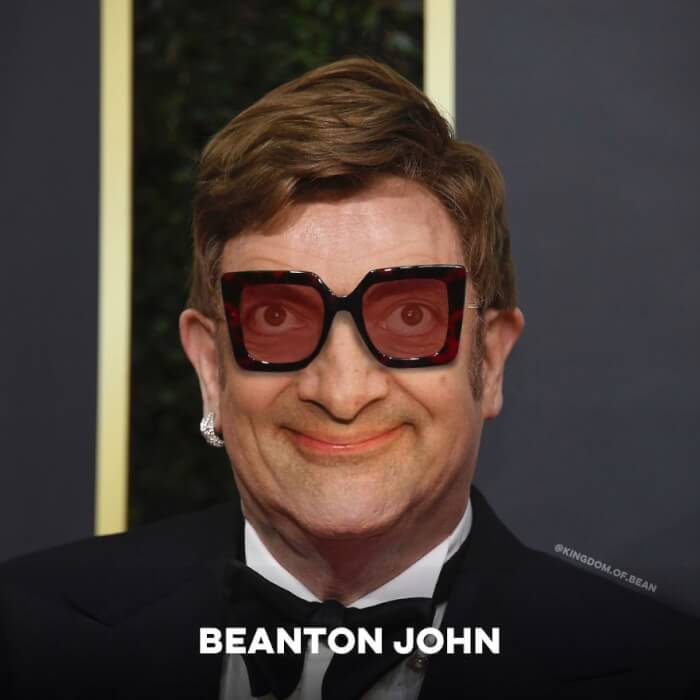 Photoshop Mr. Beans Face Onto Celebrities 2 -Someone Inserts Mr. Bean’s Face Into Celeb Photos, And The Results Are Simply Hilarious