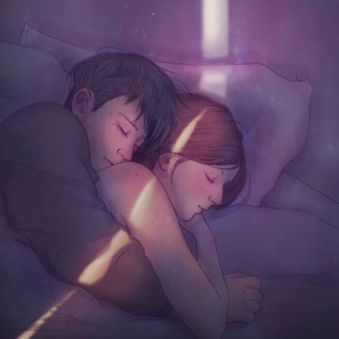 These 30 Sweet And Cute Moments Of Love By Korean Artist Will Tug At Your Heartstrings15 -These 20 Sweet And Cute Moments Of Love By Korean Artist Will Tug At Your Heartstrings