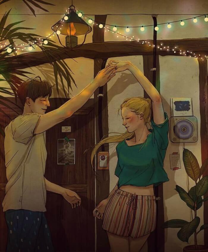 These 30 Sweet And Cute Moments Of Love By Korean Artist Will Tug At Your Heartstrings5 -These 20 Sweet And Cute Moments Of Love By Korean Artist Will Tug At Your Heartstrings