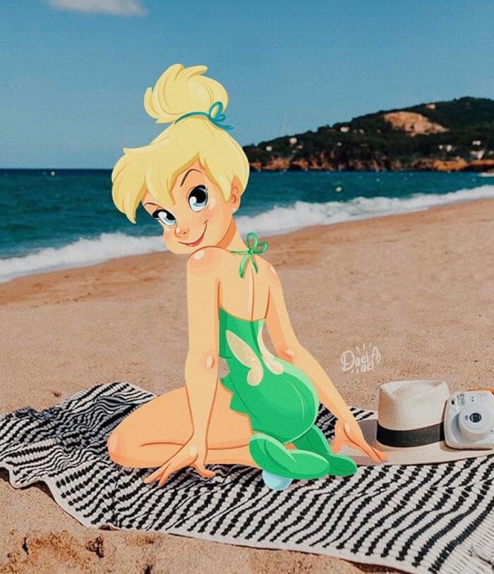 These Fanarts Of Disney Princesses Wearing Modern Clothes Will Make You Swoon 3 -Lovely Fanarts Of Disney Princesses Wearing Modern Clothes