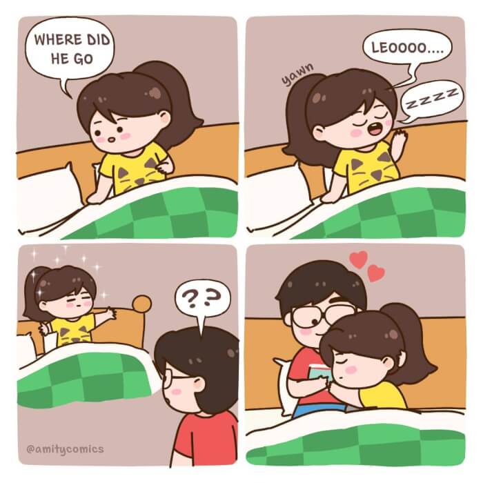 These Vivid Comics About The Life Of A Lovely Couple Would Definitely Melt Your Heart01 -These Vivid Comics About The Lovely Life Of A Couple Would Definitely Melt Your Heart