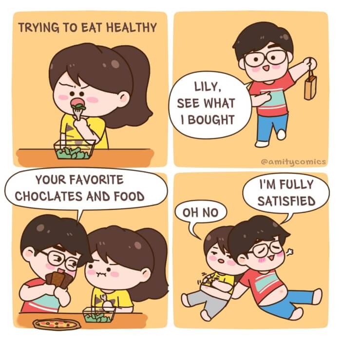 These Vivid Comics About The Life Of A Lovely Couple Would Definitely Melt Your Heart07 -These Vivid Comics About The Lovely Life Of A Couple Would Definitely Melt Your Heart