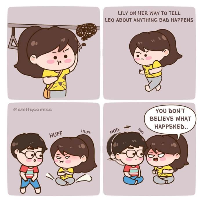 These Vivid Comics About The Life Of A Lovely Couple Would Definitely Melt Your Heart11 -These Vivid Comics About The Lovely Life Of A Couple Would Definitely Melt Your Heart