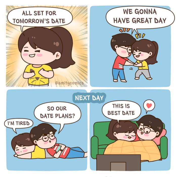 These Vivid Comics About The Life Of A Lovely Couple Would Definitely Melt Your Heart14 -These Vivid Comics About The Lovely Life Of A Couple Would Definitely Melt Your Heart