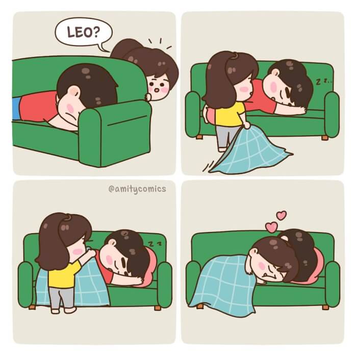 These Vivid Comics About The Life Of A Lovely Couple Would Definitely Melt Your Heart15 -These Vivid Comics About The Lovely Life Of A Couple Would Definitely Melt Your Heart