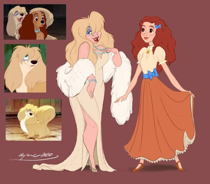This Artist Reimagines Disney Characters As Animals And Animals As Humans In 30 Charming Pics 15 -Artist Reimagines Disney Characters As Animals And Animals As Humans In 30 Charming Pics