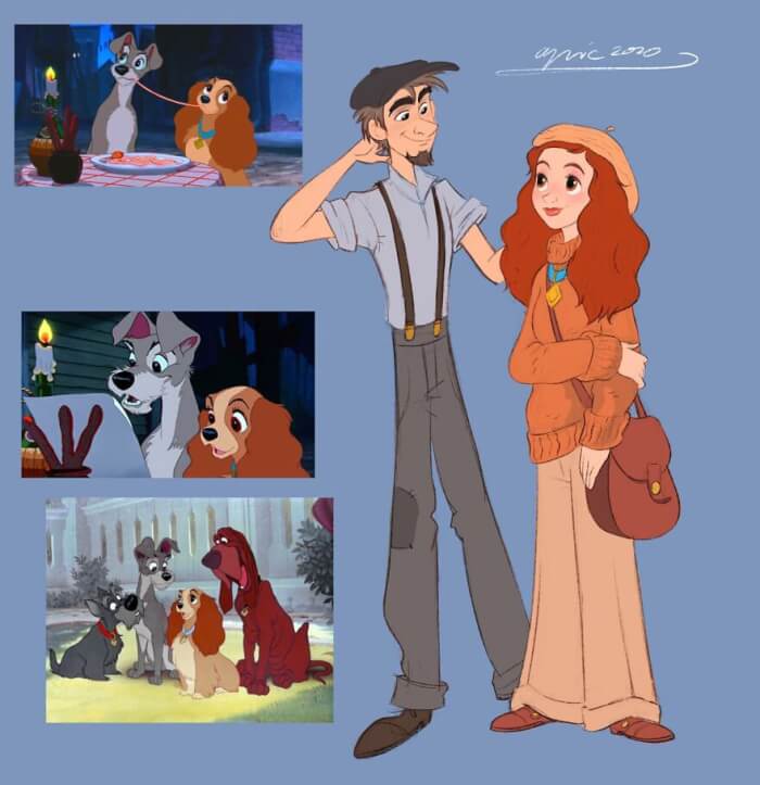 This Artist Reimagines Disney Characters As Animals And Animals As Humans In 30 Charming Pics 20 -Artist Reimagines Disney Characters As Animals And Animals As Humans In 30 Charming Pics
