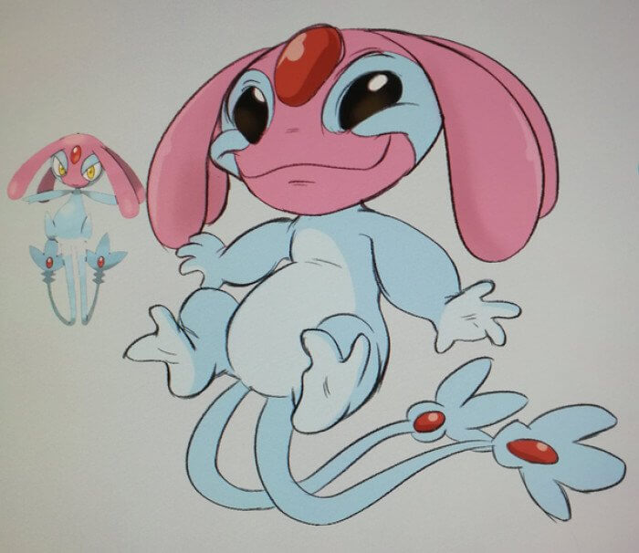 This Talented Artist Creates Epic Mash Up Of Pokemon With Lilo And Stitch 4 -This Artist Creates Brilliant Mash-Up Of Pokémon And Lilo &Amp; Stitch