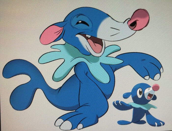 This Talented Artist Creates Epic Mash Up Of Pokemon With Lilo And Stitch 7 -This Artist Creates Brilliant Mash-Up Of Pokémon And Lilo &Amp; Stitch