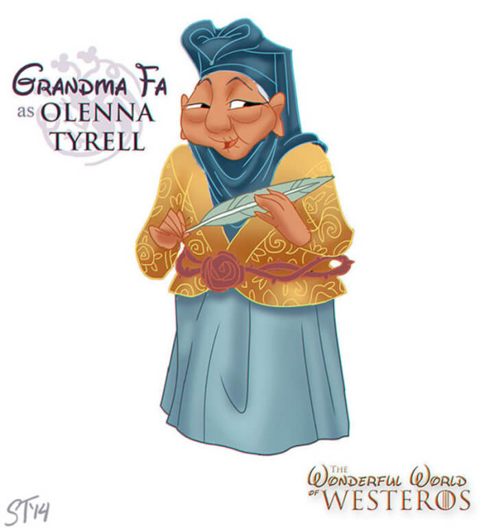You Will Love These Illustrations Of Female Disney Characters As Game Of Thrones Cast07 -You Will Go Crazy For These Illustrations Of Female Disney Characters As &Quot;Game Of Thrones&Quot; Cast