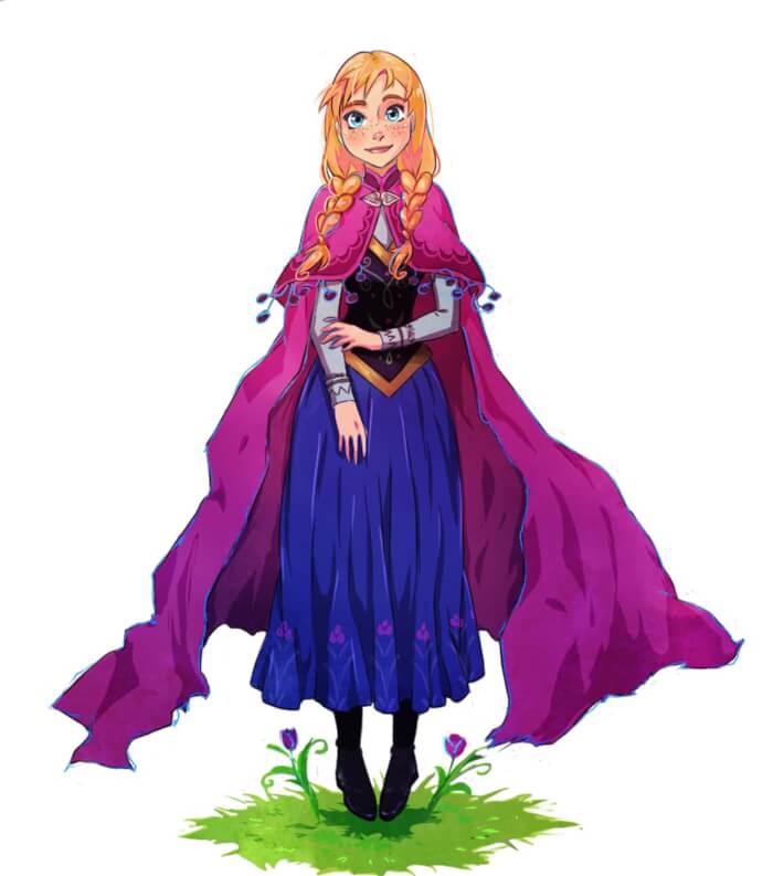 Disney Anime 13 -What If Each Disney Princess Were Given Their Own Anime Style? The Results Are Amazing