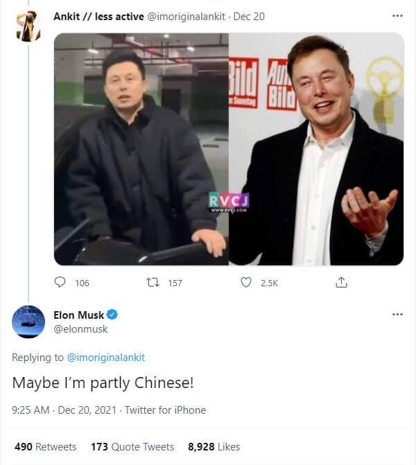 Elon Musk Finally Breaks Silence After His Chinese Doppelgangers Video Goes Viral 3 -Elon Musk Finally Breaks Silence After His Chinese Doppelganger'S Video Goes Viral