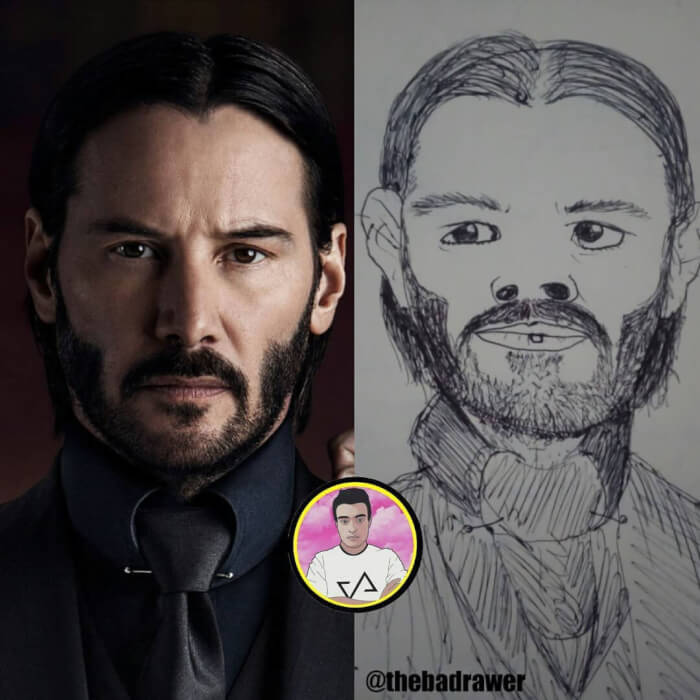 Hilarious Celebritys Portraits Drawn By This Artist Are Awfully Accurate 10 -This &Quot;Artist&Quot; Draws Awfully Accurate Portraits Of Famous People And They Will Crack You Up
