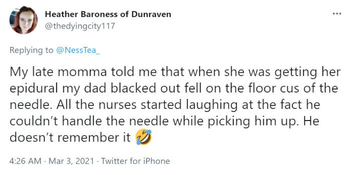 People Are Sharing Stories Of New Dads Passing Out In The Delivery Room 15 -People Are Sharing Funny Stories Of New Dads Passing Out In The Delivery Room