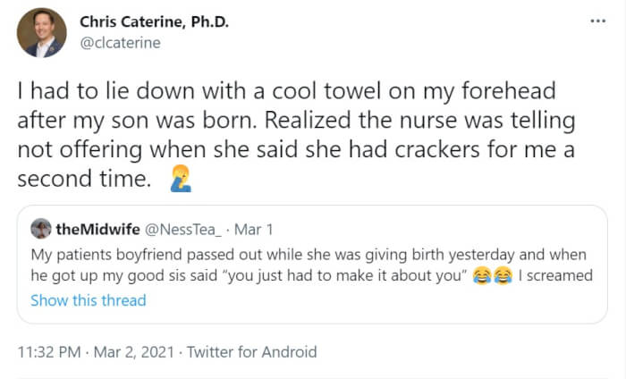 People Are Sharing Stories Of New Dads Passing Out In The Delivery Room 21 -People Are Sharing Funny Stories Of New Dads Passing Out In The Delivery Room