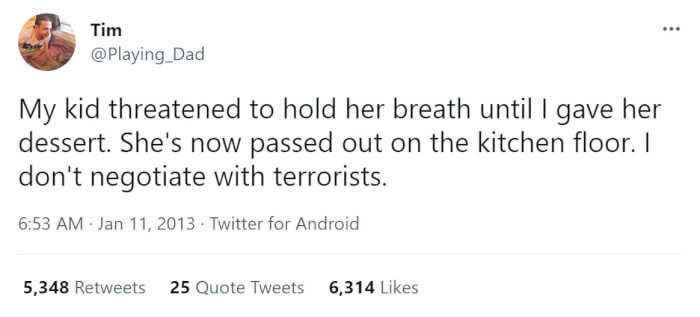 20 Hilarious Parenting Tweets That All Moms And Dads Can Relate To 6 -20 Hilarious Parenting Tweets That All Moms And Dads Can Relate To