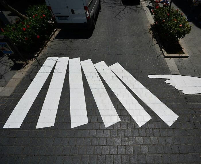 Artist Makes French Streets More Entertaining By Turning Crosswalks Into Works Of Art 10 -Artist Makes French Streets More Entertaining By Turning Crosswalks Into Works Of Art