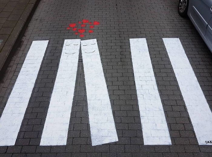 Artist Makes French Streets More Entertaining By Turning Crosswalks Into Works Of Art 7 -Artist Makes French Streets More Entertaining By Turning Crosswalks Into Works Of Art