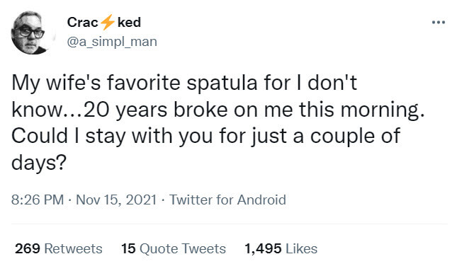 Funny Marriage Tweets That Show The Undying Love During The Pandemic 11 -Funny Marriage Tweets That Show The Undying Love During The Pandemic