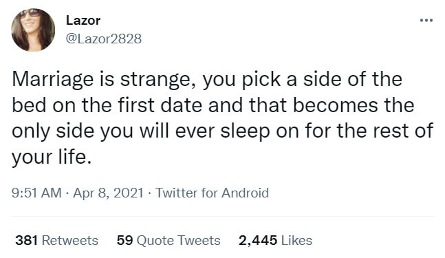 Funny Marriage Tweets That Show The Undying Love During The Pandemic 28 -Funny Marriage Tweets That Show The Undying Love During The Pandemic