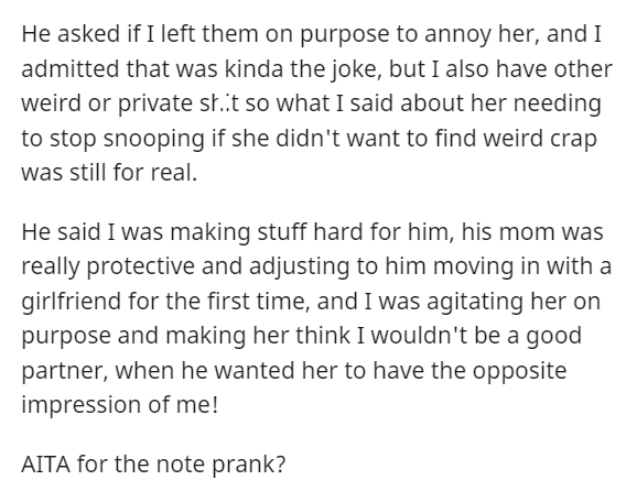 Snooping Fiances Mother Wont Stop Going Through This Womans Stuff So She Hides Weird Self Affirmations To Prank Her 7 -Snooping Fiancé'S Mother Won'T Stop Going Through This Woman'S Stuff So She Hides Weird Self-Affirmations To Prank Her