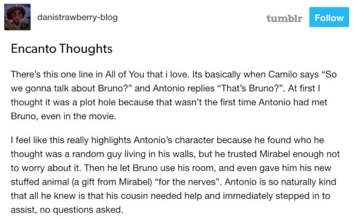 16 Interesting Tumblr Posts About The Encanto Cousins 16 -16 Interesting Tumblr Posts About The Encanto 'Cousins'
