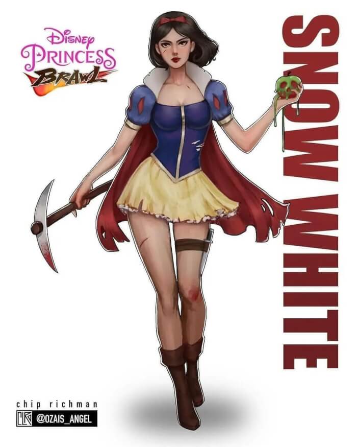 Disney Princesses Get Reimagined As Fighting Game Characters 11 -Disney Princesses Get Reimagined As Fighting Game Characters