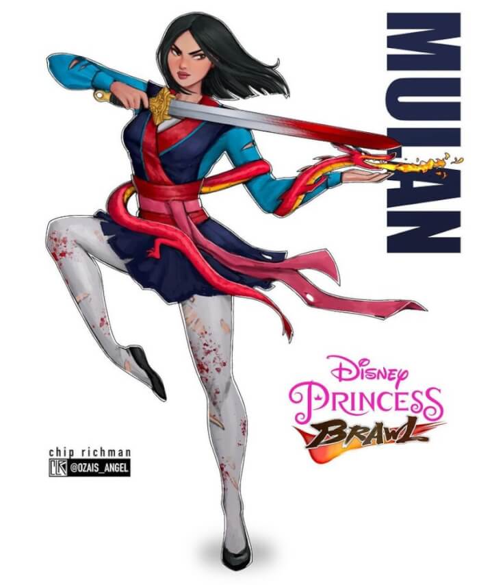Disney Princesses Get Reimagined As Fighting Game Characters