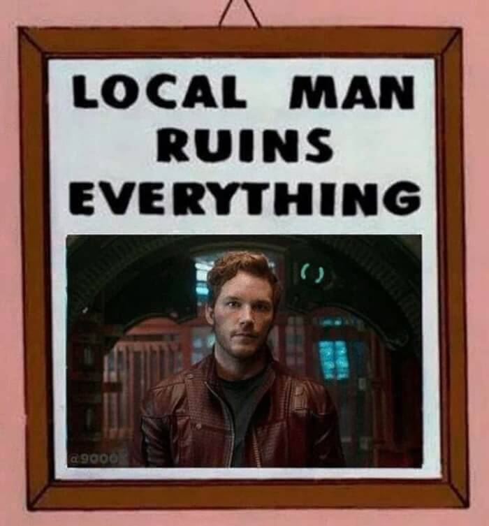 20 Hilarious Memes About Peter Quill That Show Viewers Are Still Angry After Avengers Infinity War 16 -20 Hilarious Memes About Peter Quill That Show Viewers Are Still Angry After 'Avengers Infinity War'