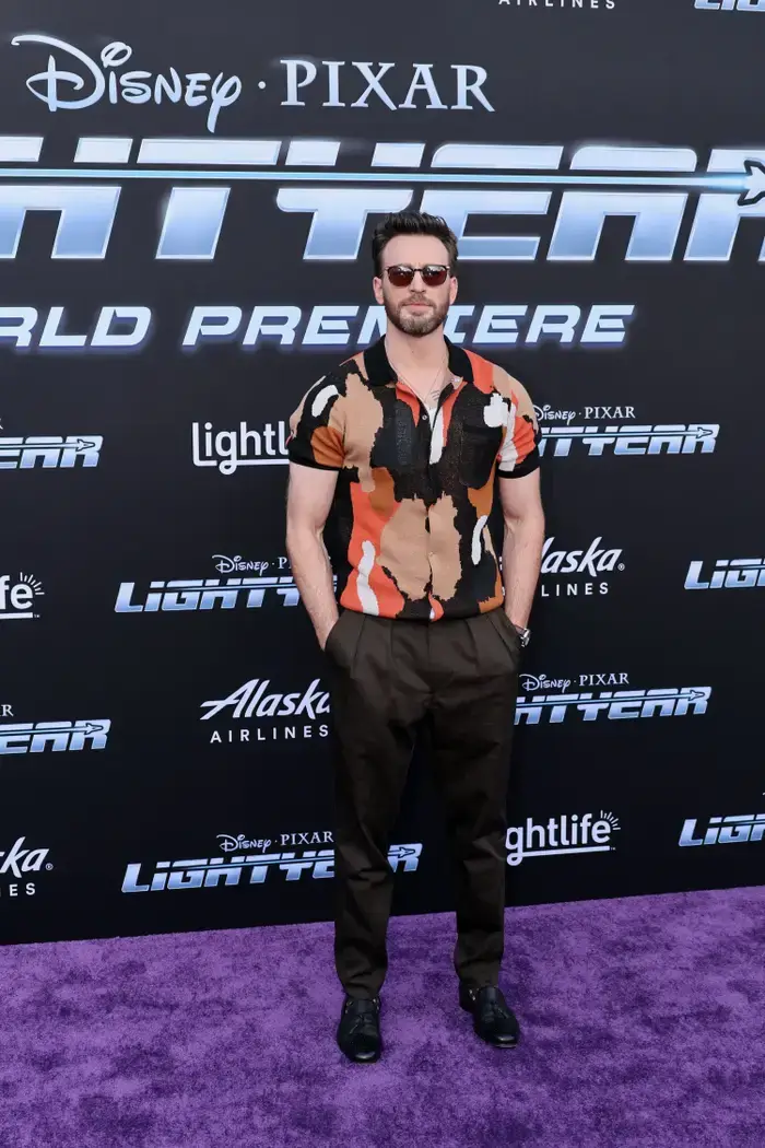 Out Of Context Pics Of Chris Evans1 -Out-Of-Context Pics Of Chris Evans Visiting Disneyland On The Upcoming Release Of “Lightyear”