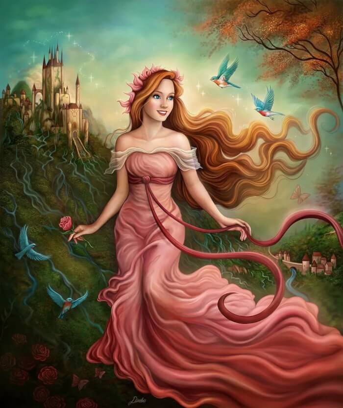 This Artist Bring You Back To Renaissance Periode By His Disney Princesses Classic Vibes 10 -This Artist Bring You Back To Renaissance Periode By His Disney Princesses' Classic Vibes