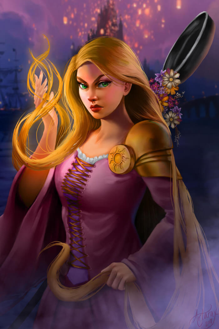 Battle Princess 6 -What Disney Princesses Will Look Like If They Get Combat–Ready?