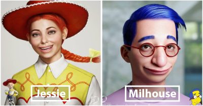 1922 -This Artist Shows Us What Popular Cartoon Characters Look Like In Reality, And The Results Are Incredible